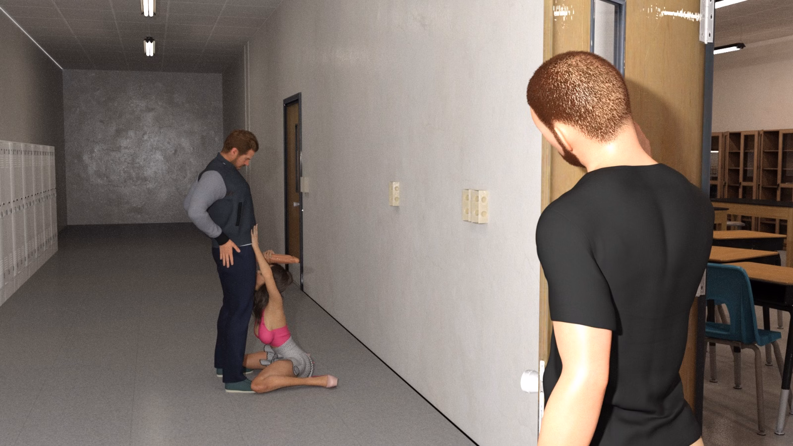 VN Ren'Py Completed Roommate Took My Gf [Final] [KFNstudios]