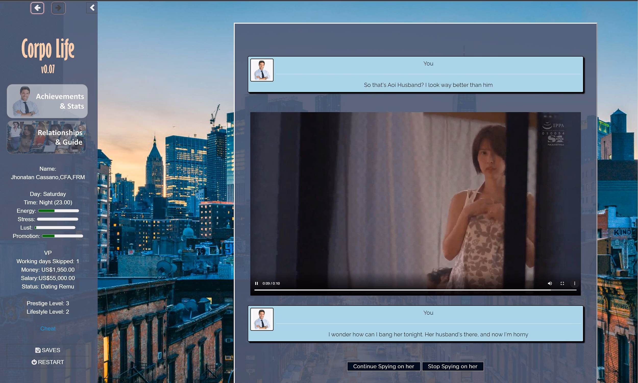 HTML Completed Corpo Life [v0.19] [CorpoLife_dev]