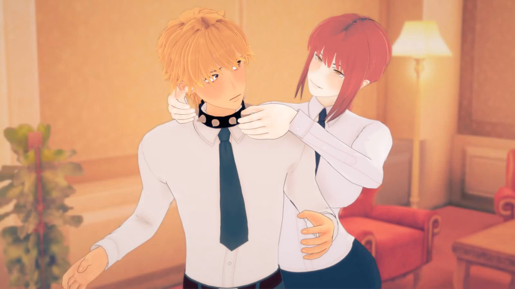 VN Ren'Py Abandoned A Day with Makima [v0.1] [Momoki]