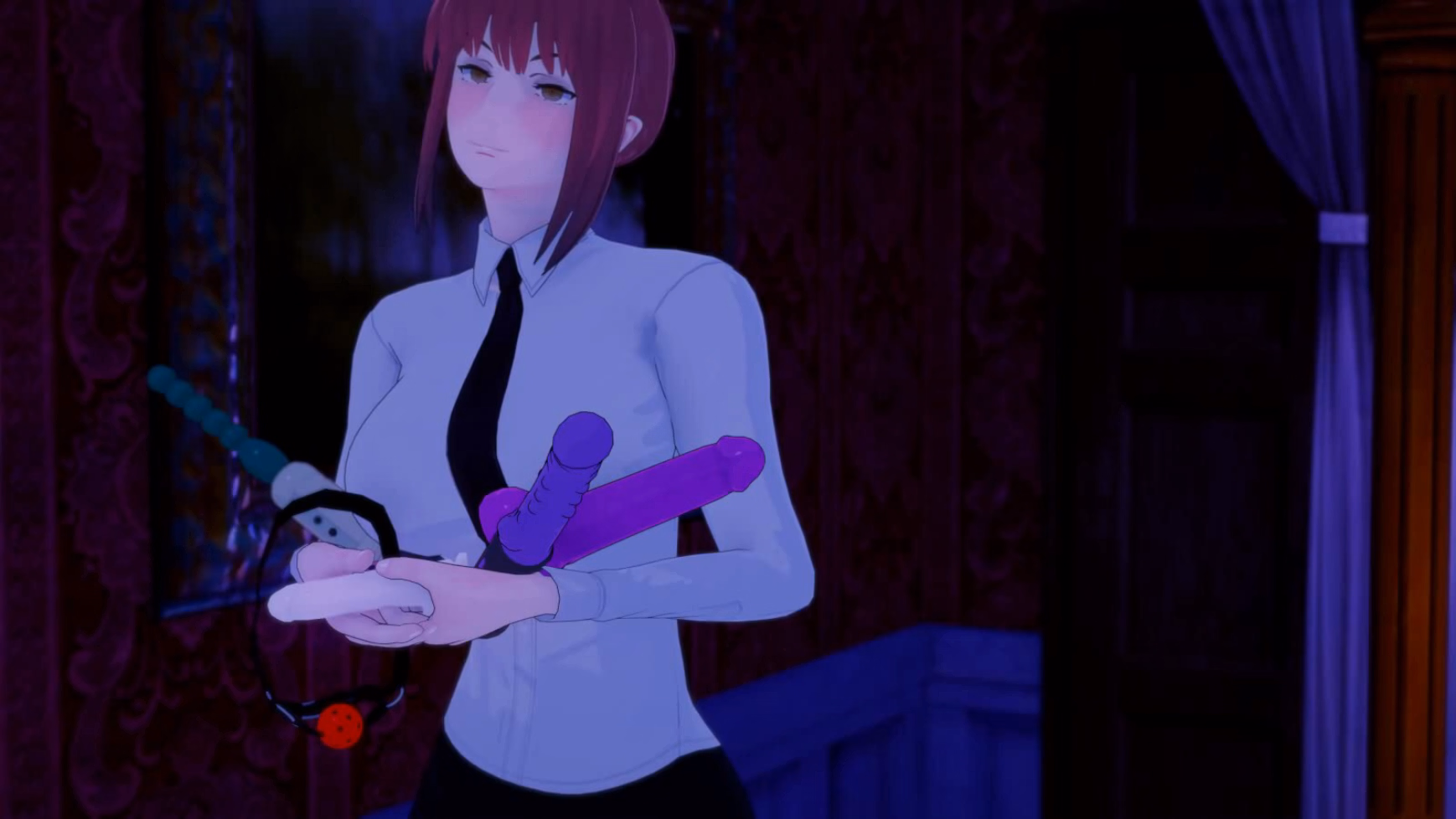 VN Ren'Py Abandoned A Day with Makima [v0.1] [Momoki]