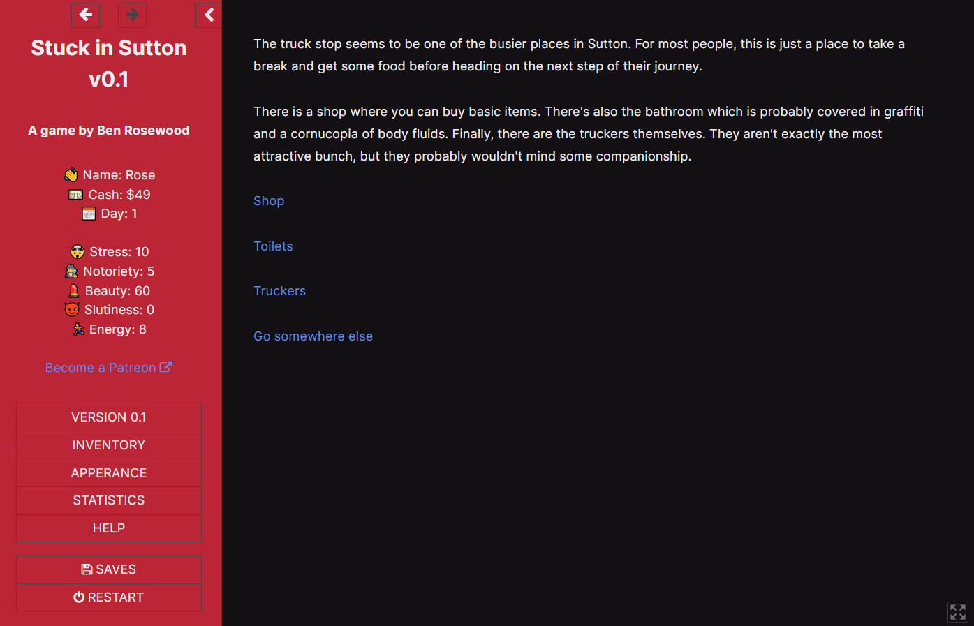 HTML Completed Stuck in Sutton [v1.1c] [Ben Rosewood]