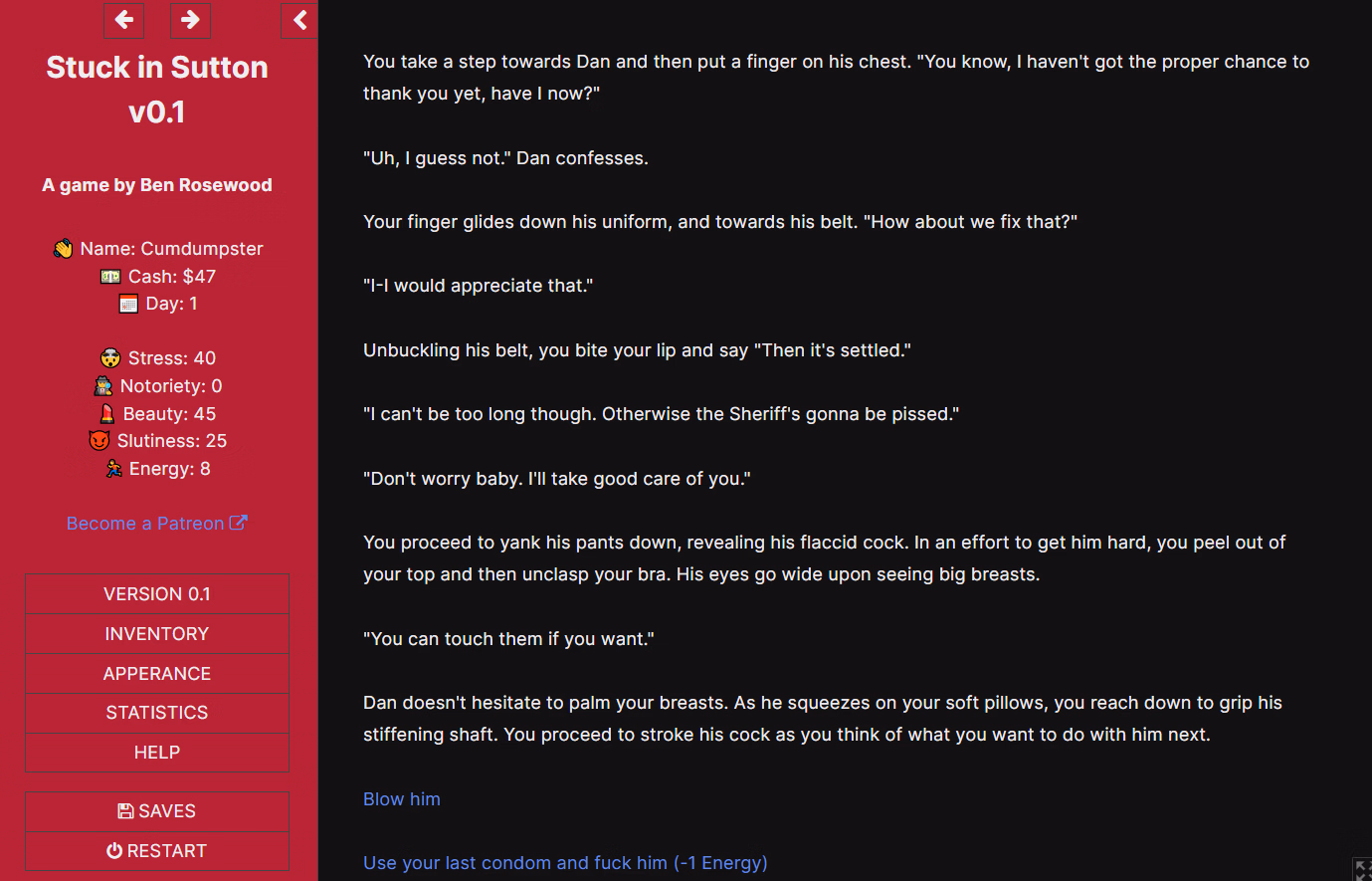 HTML Completed Stuck in Sutton [v1.1c] [Ben Rosewood]