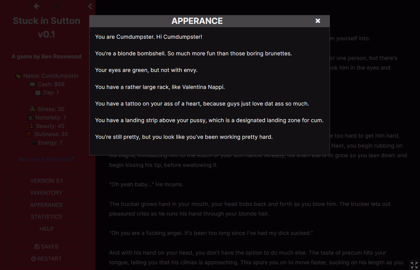 HTML Completed Stuck in Sutton [v1.1c] [Ben Rosewood]