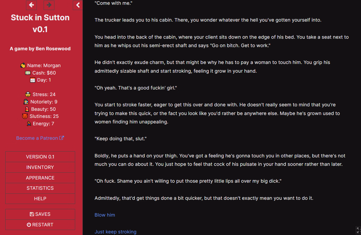 HTML Completed Stuck in Sutton [v1.1c] [Ben Rosewood]