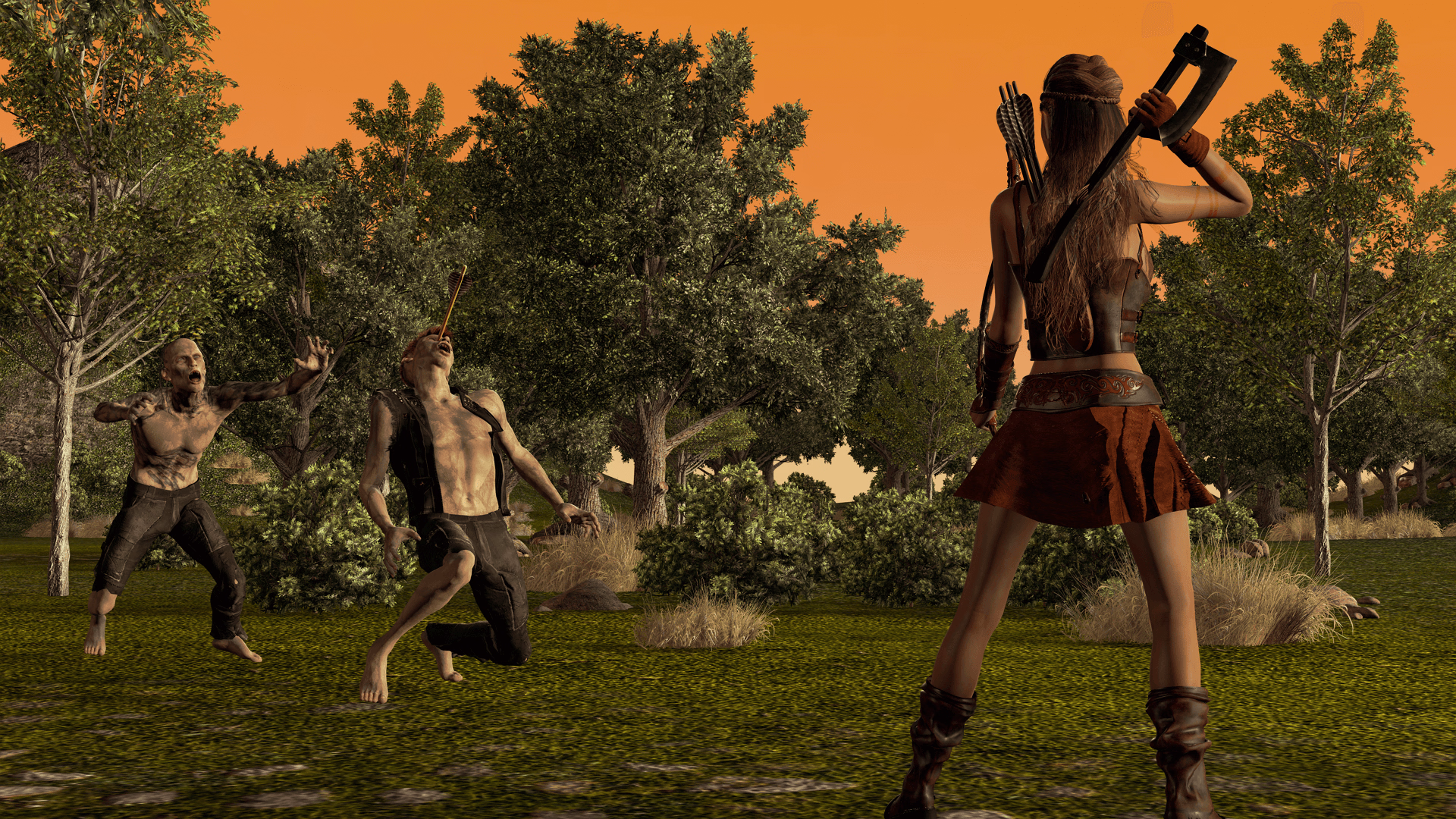 Ren'Py Completed Teen Zombie in Your Cabin [v1.0] [Pent Panda]