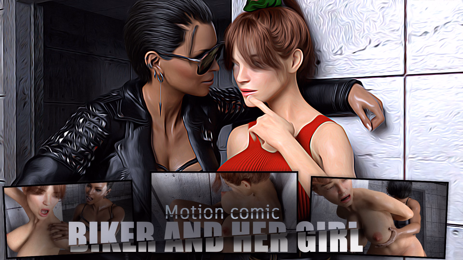 VN Unity Abandoned Biker and Her Girl: Motion Comic [Demo] [Marlis Studio]
