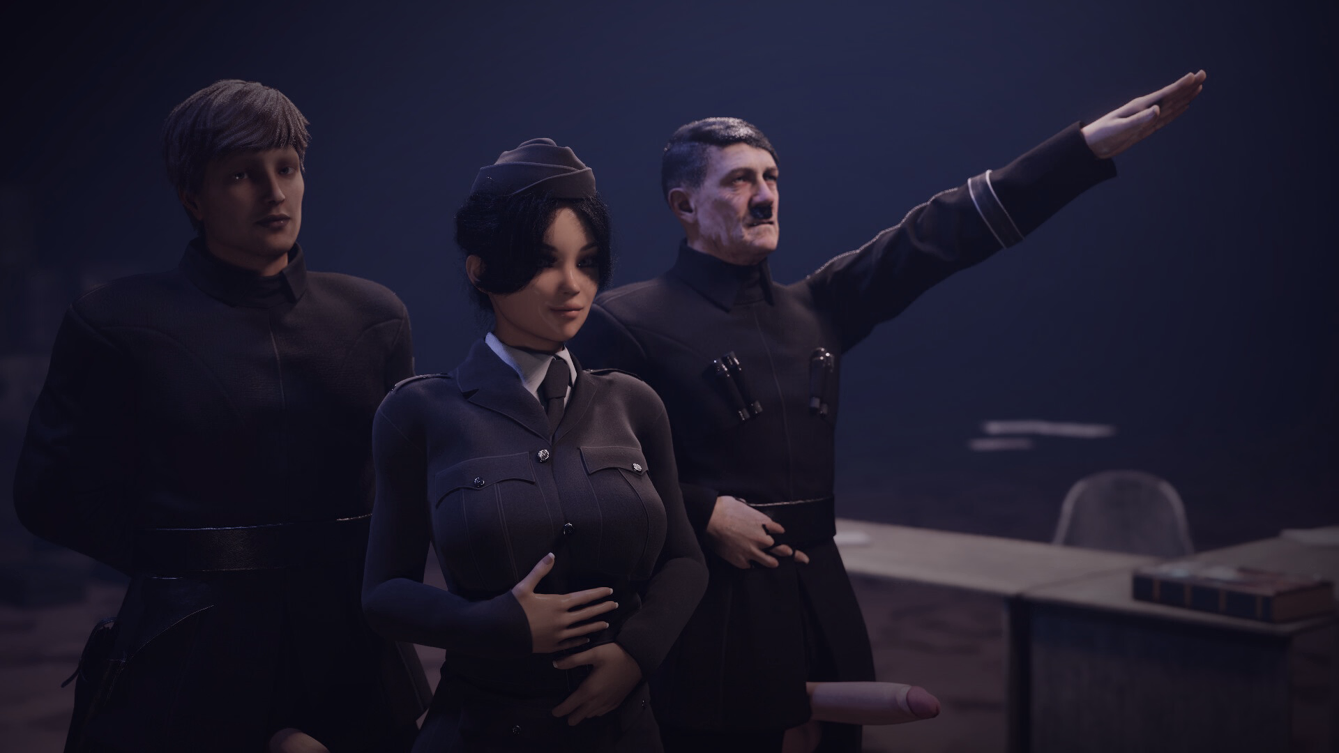 Unity Completed Sex with Hitler: WW2 [Final] [Romantic Room]