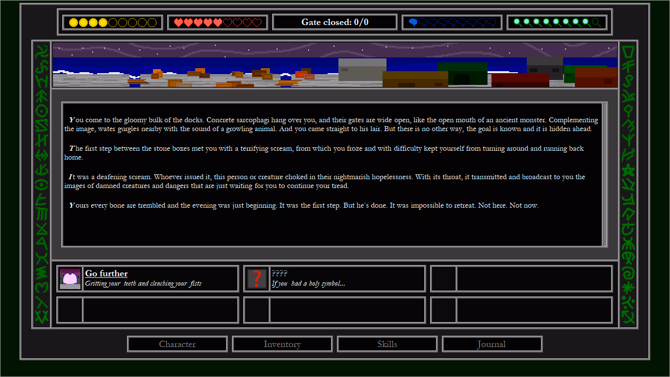 QSP Abandoned LustWorld Horror [v0.0.1] [CrunchGameStudio]