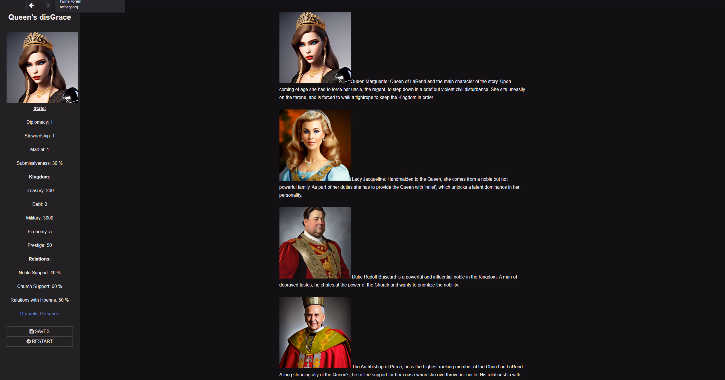 HTML Abandoned Queen's disGrace [v0.40] [Endless_Effrontery]