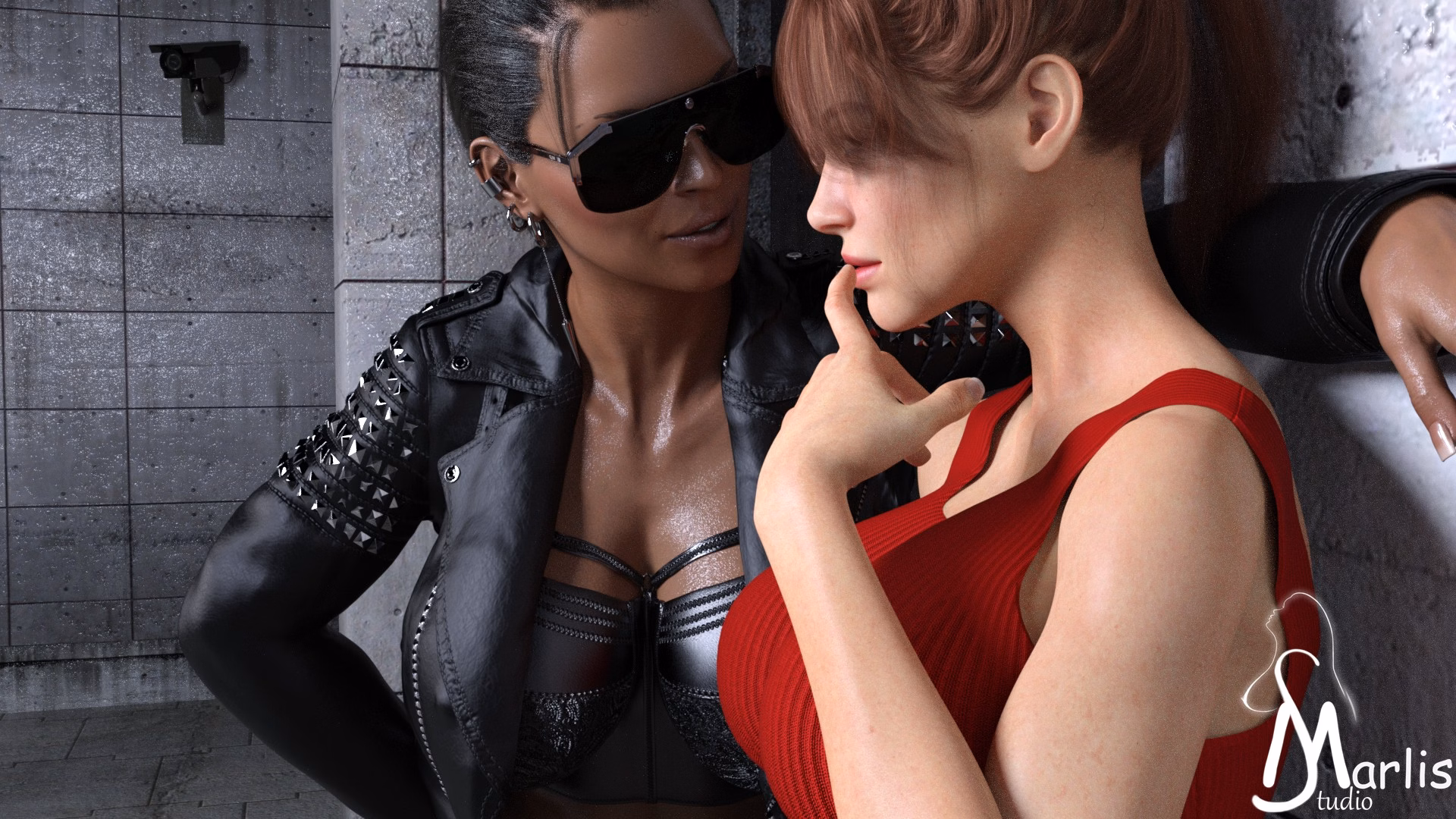 VN Unity Abandoned Biker and Her Girl: Motion Comic [Demo] [Marlis Studio]