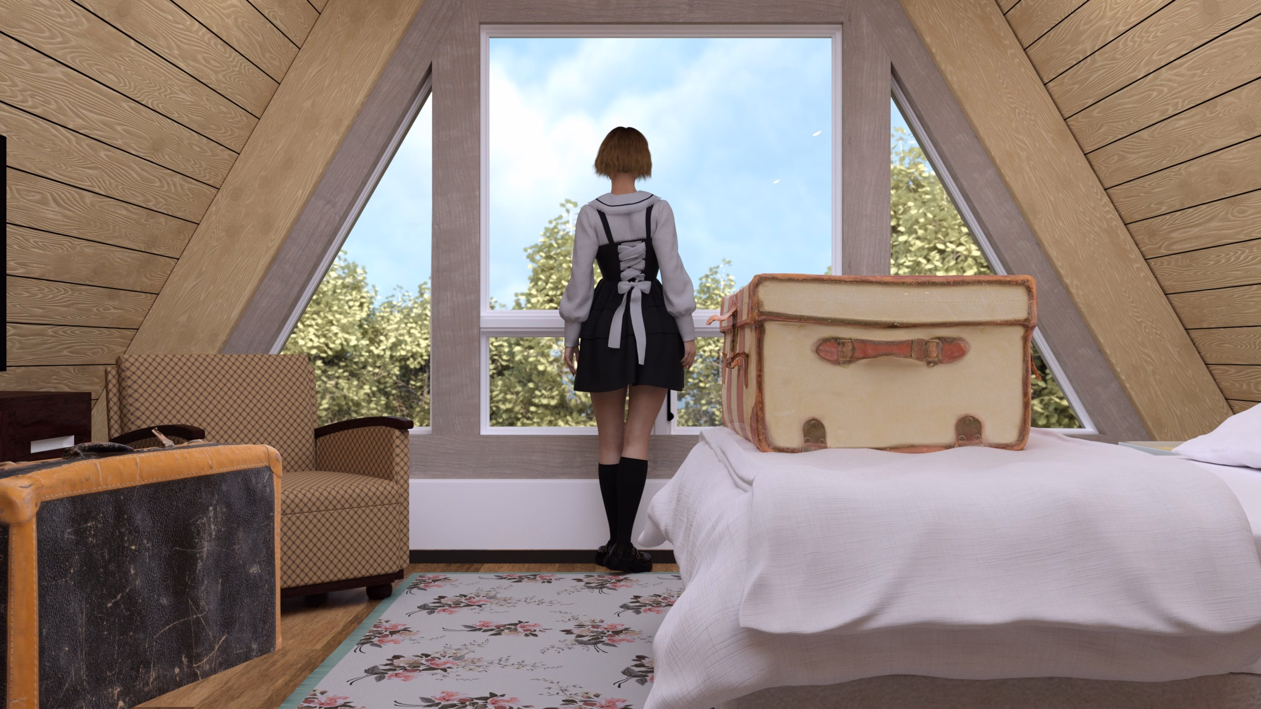 VN Ren'Py Abandoned Futa Dormitory [v0.0.3] [Under the shell]