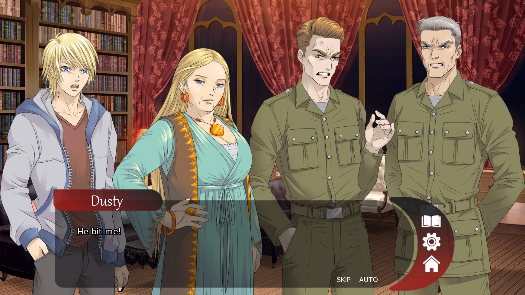 VN Ren'Py Vampire Slave: A Yaoi Visual Novel [Chp.1] [Y Press Games]