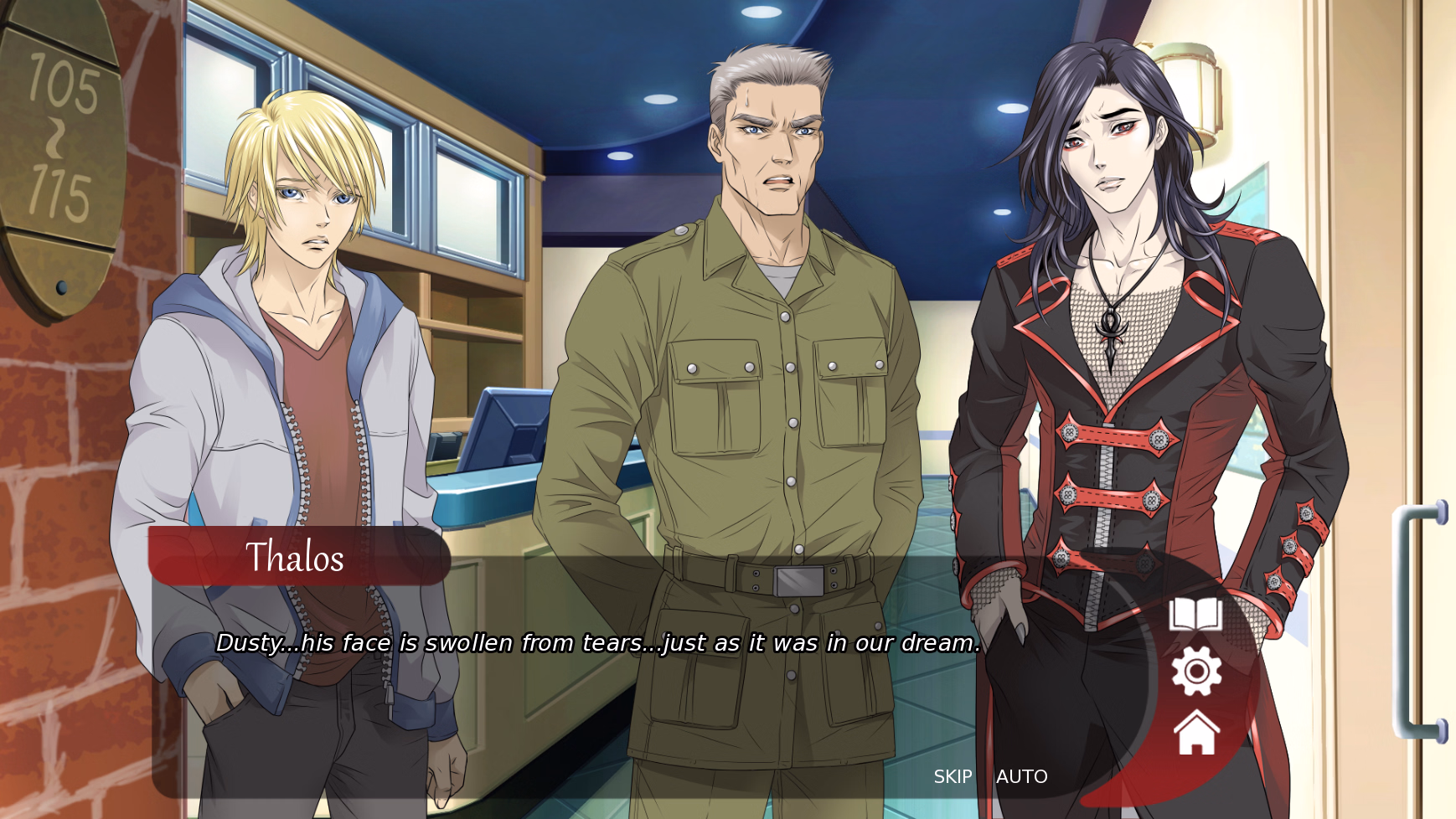 VN Ren'Py Vampire Slave: A Yaoi Visual Novel [Chp.1] [Y Press Games]