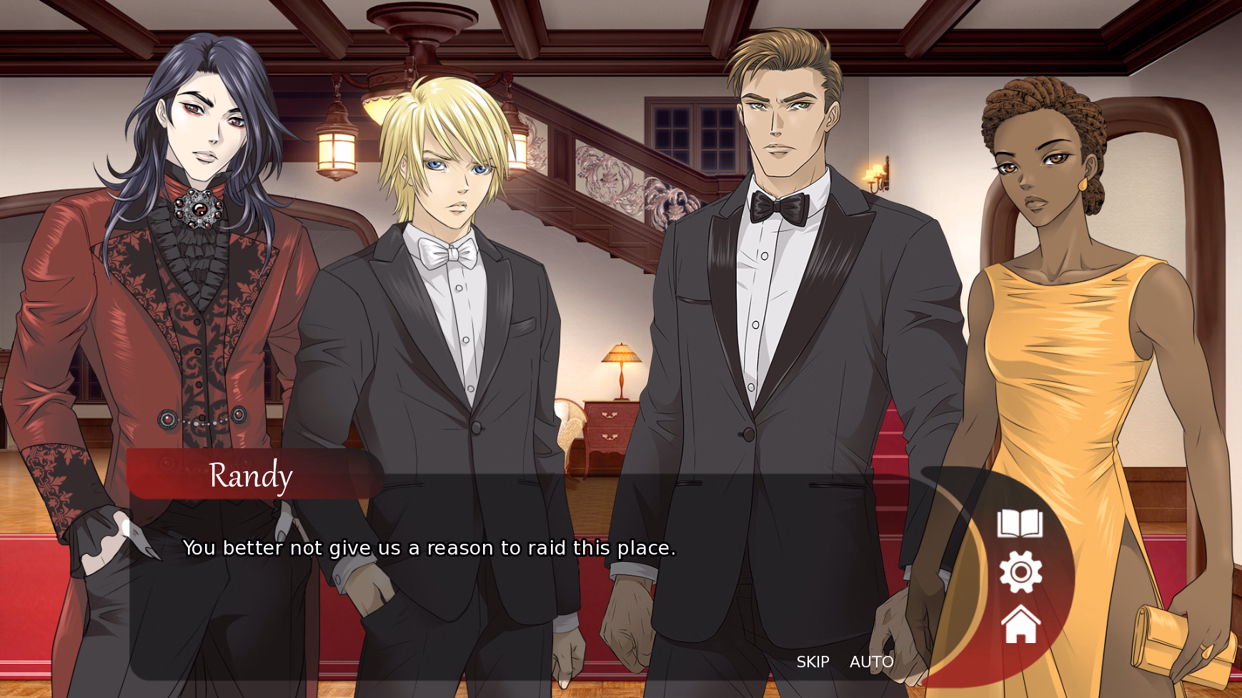 VN Ren'Py Vampire Slave: A Yaoi Visual Novel [Chp.1] [Y Press Games]