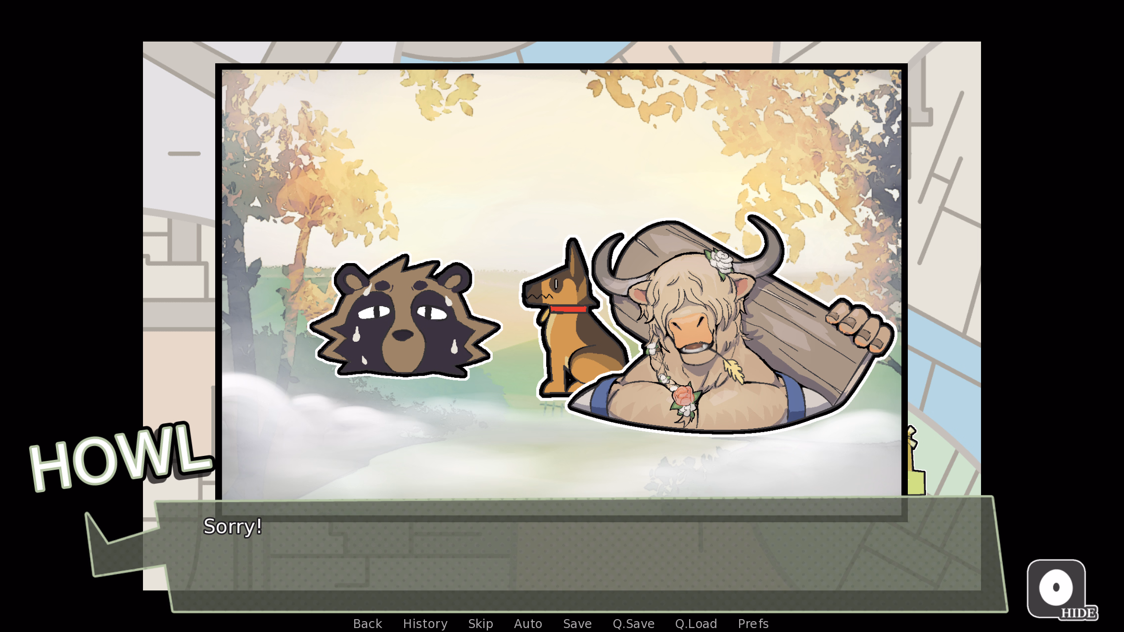 VN Ren'Py Abandoned Helward: A Tanuki Story [v0.2.6] [Dangpa]