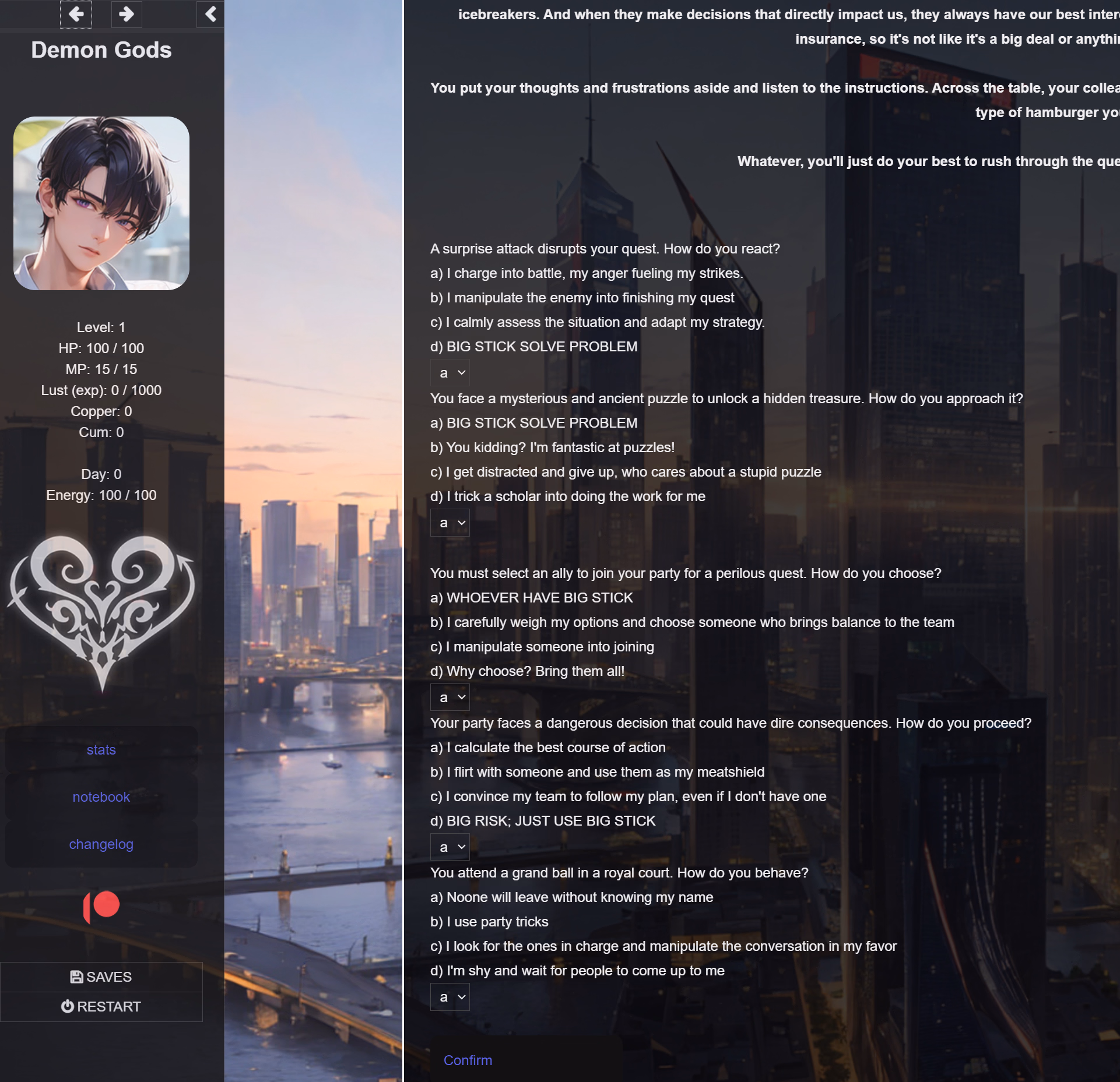 HTML Demon Gods [v0.76] [Panonon]