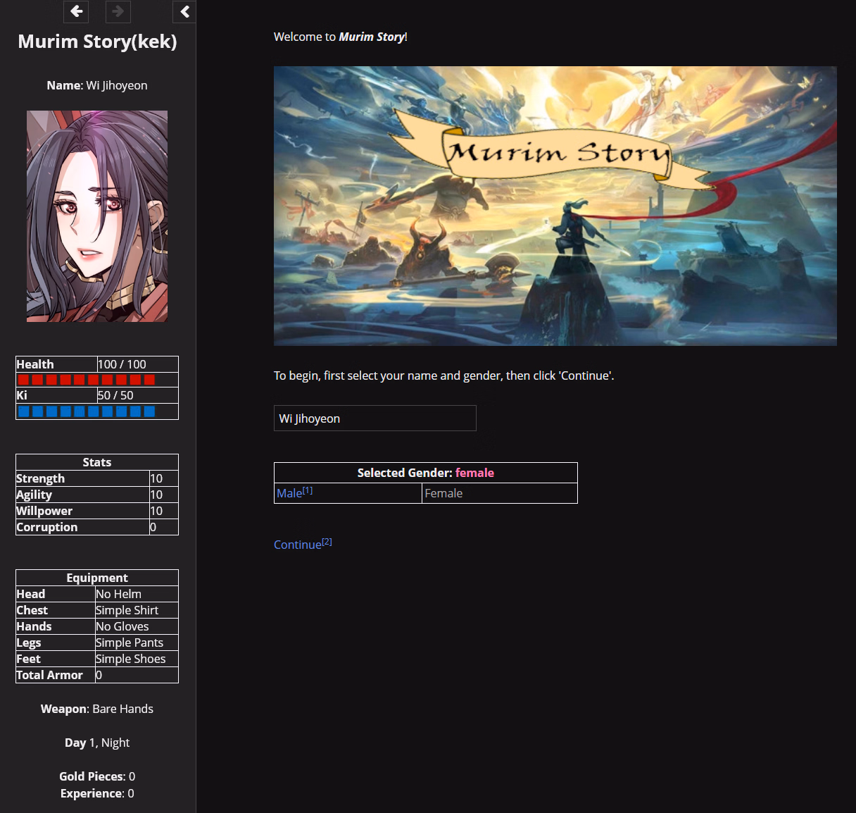 HTML Abandoned Murim Story [v0.02a (rework)] [liptor]