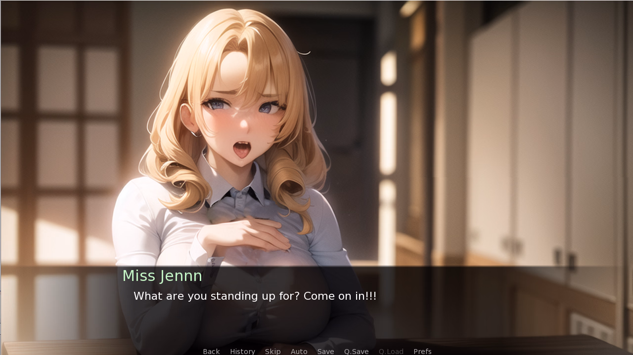 VN Ren'Py Abandoned Night Lesson with Jenn [v0.1] [PlayGoose]