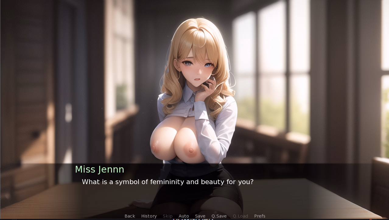 VN Ren'Py Abandoned Night Lesson with Jenn [v0.1] [PlayGoose]