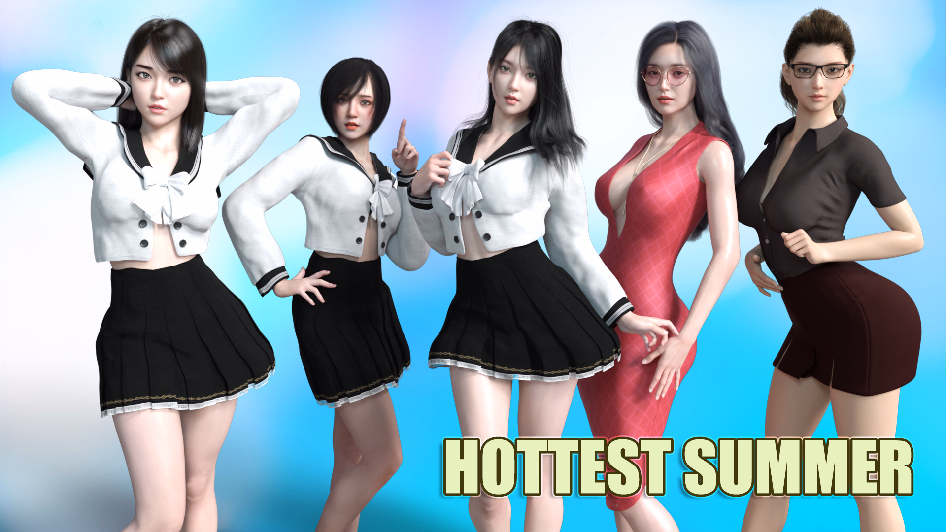 VN Ren'Py Hottest Summer [v1.0.1 P1] [DarkStream Studio]