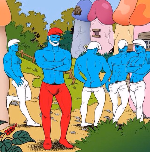Ren'Py Smurfing the Smurfettes [v0.28] [lamarcachis]