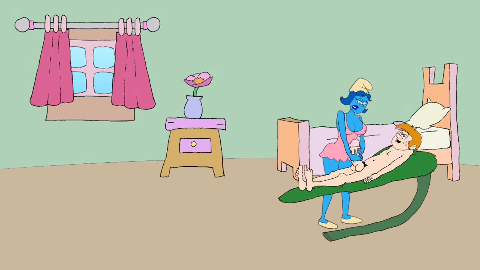 Ren'Py Smurfing the Smurfettes [v0.28] [lamarcachis]