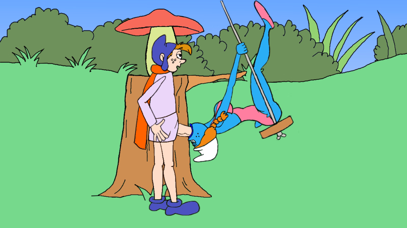 Ren'Py Smurfing the Smurfettes [v0.28] [lamarcachis]