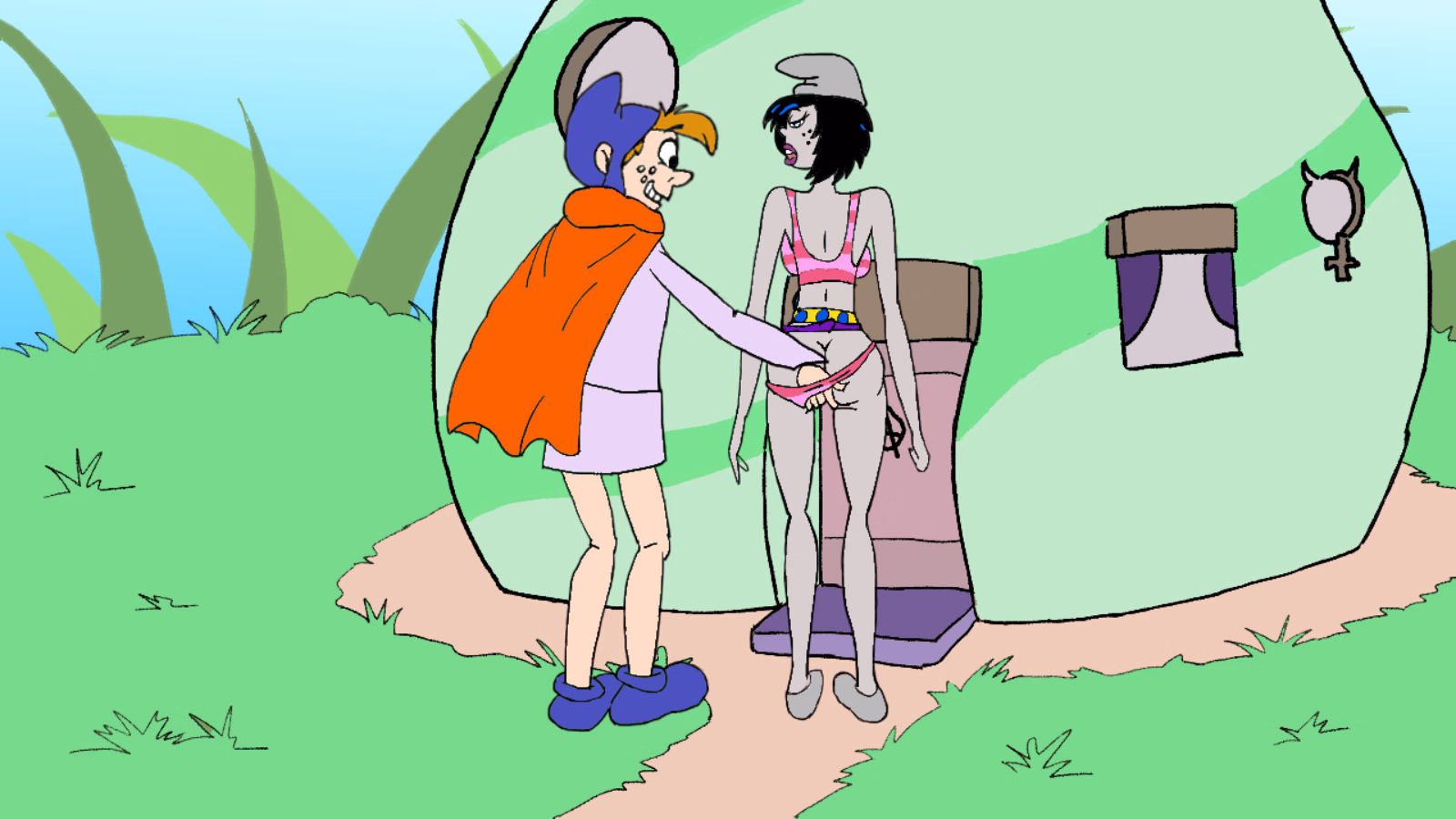 Ren'Py Smurfing the Smurfettes [v0.28] [lamarcachis]