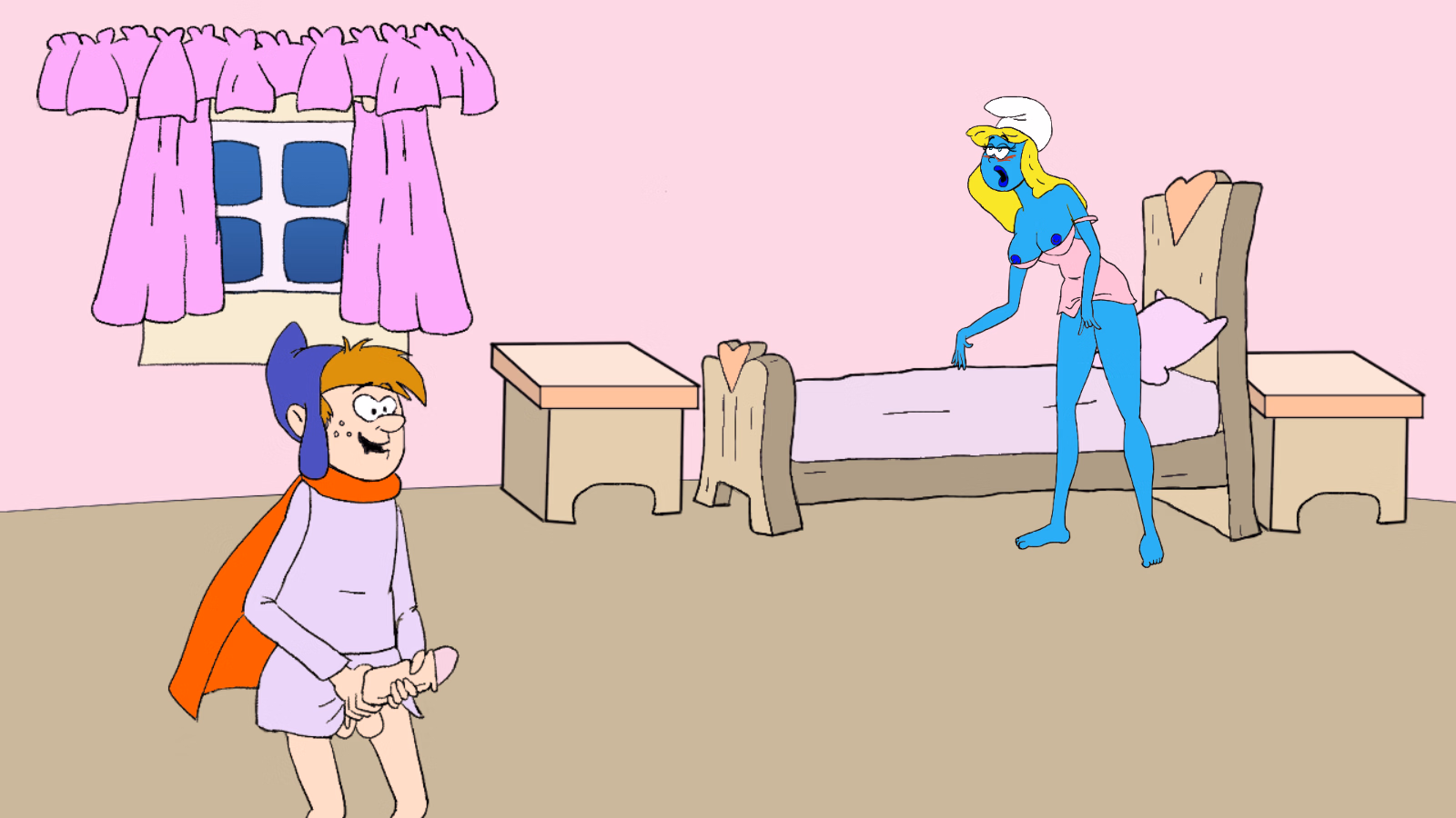 Ren'Py Smurfing the Smurfettes [v0.28] [lamarcachis]