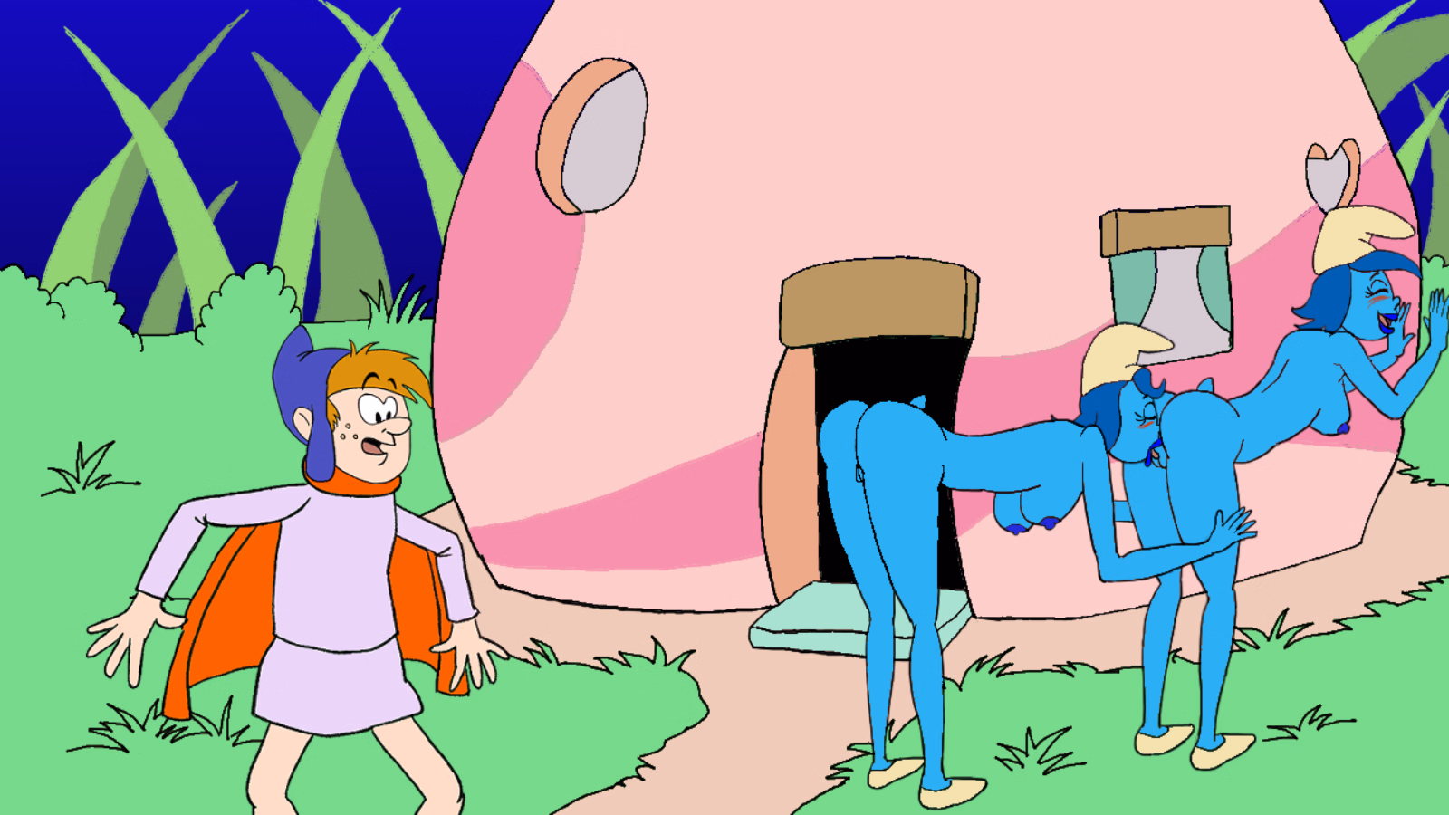 Ren'Py Smurfing the Smurfettes [v0.28] [lamarcachis]