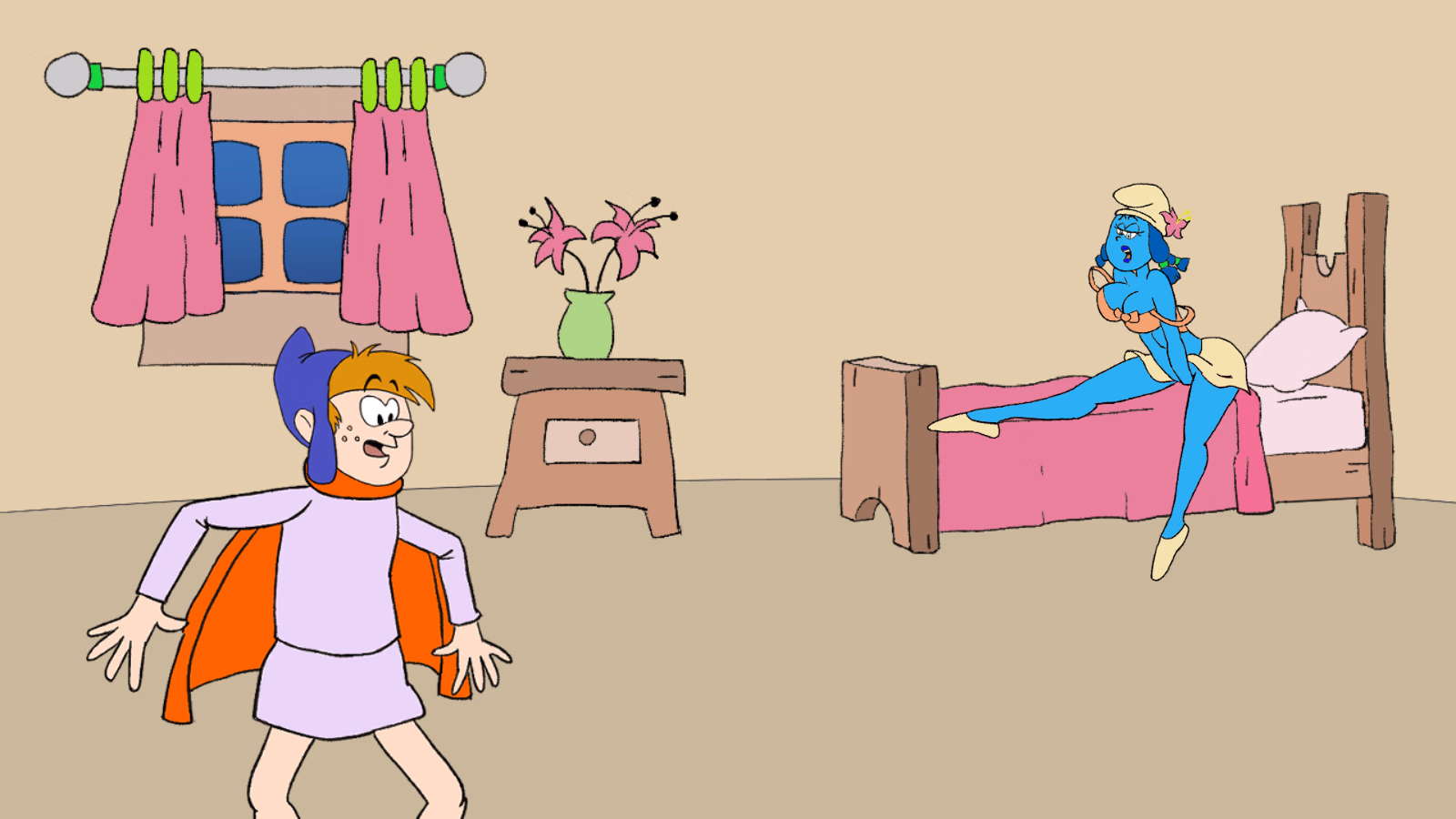 Ren'Py Smurfing the Smurfettes [v0.28] [lamarcachis]