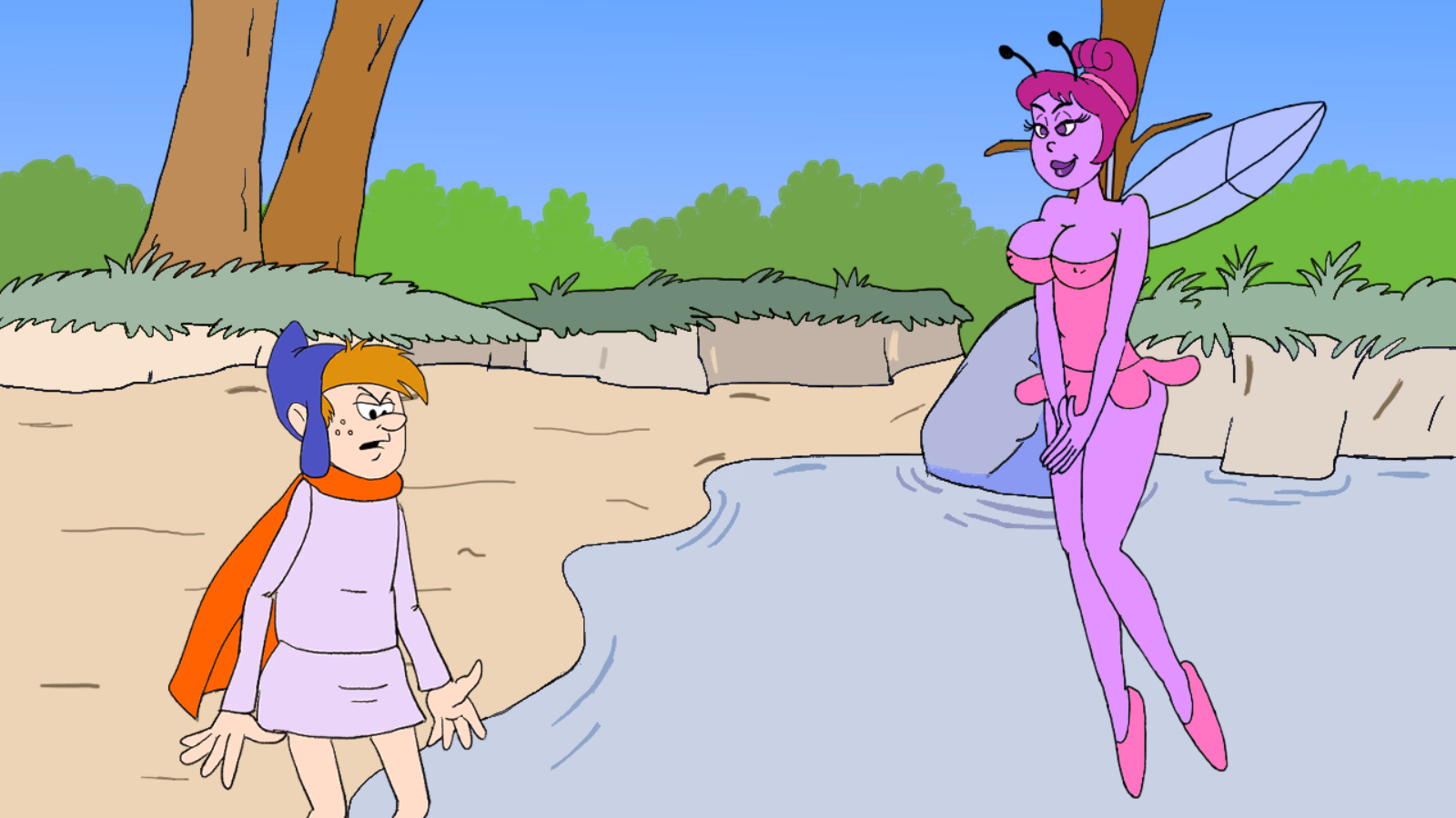 Ren'Py Smurfing the Smurfettes [v0.28] [lamarcachis]