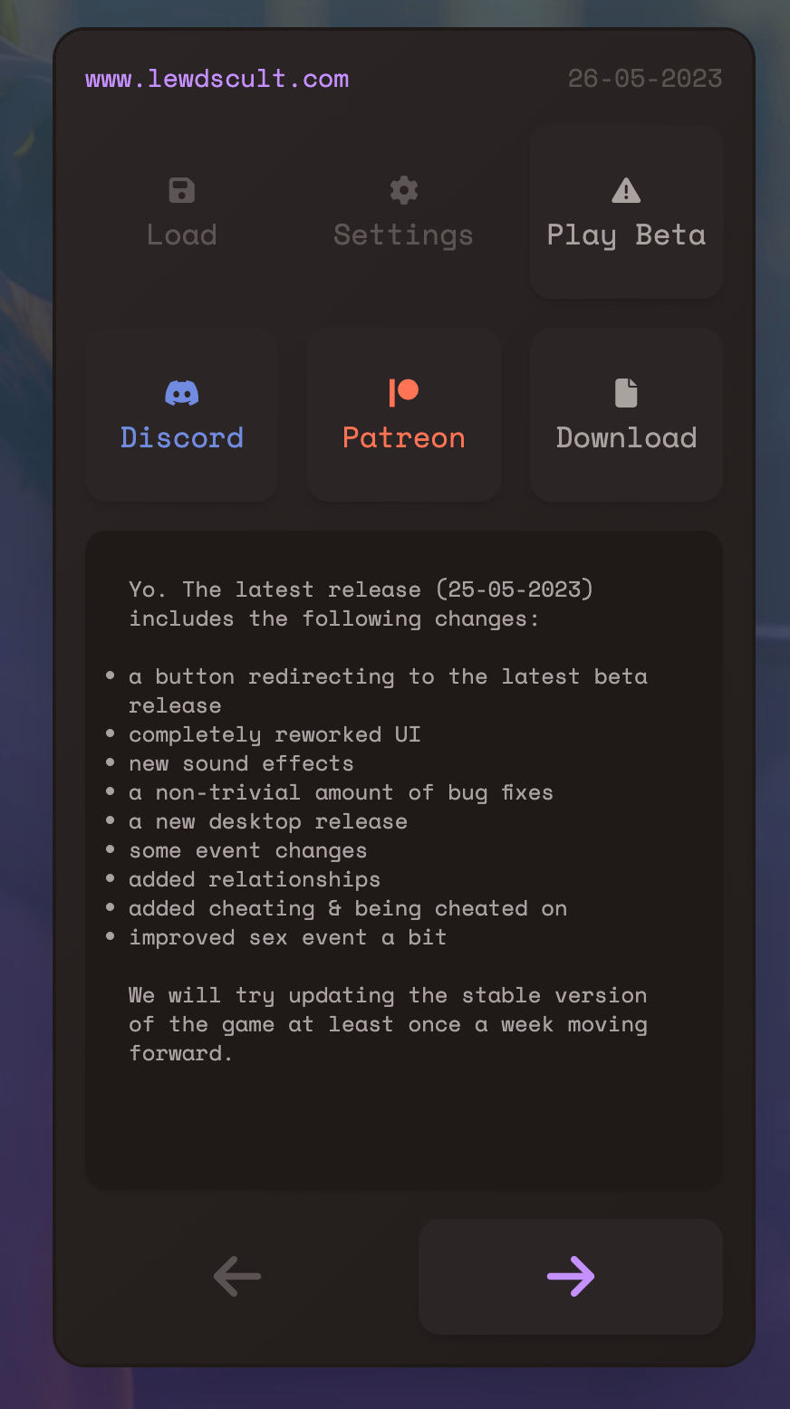 Others Abandoned Lewds: The Cult of Sex [2023-05-29] [LewdsDev]