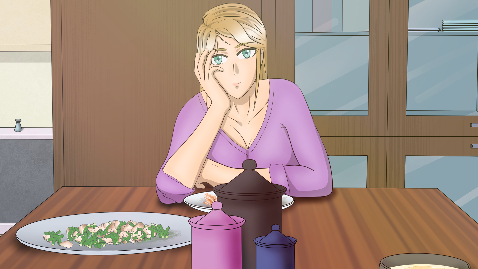 VN Ren'Py Abandoned Wife in the Building! [v.0.5.0 Beta] [DinoTail Games]