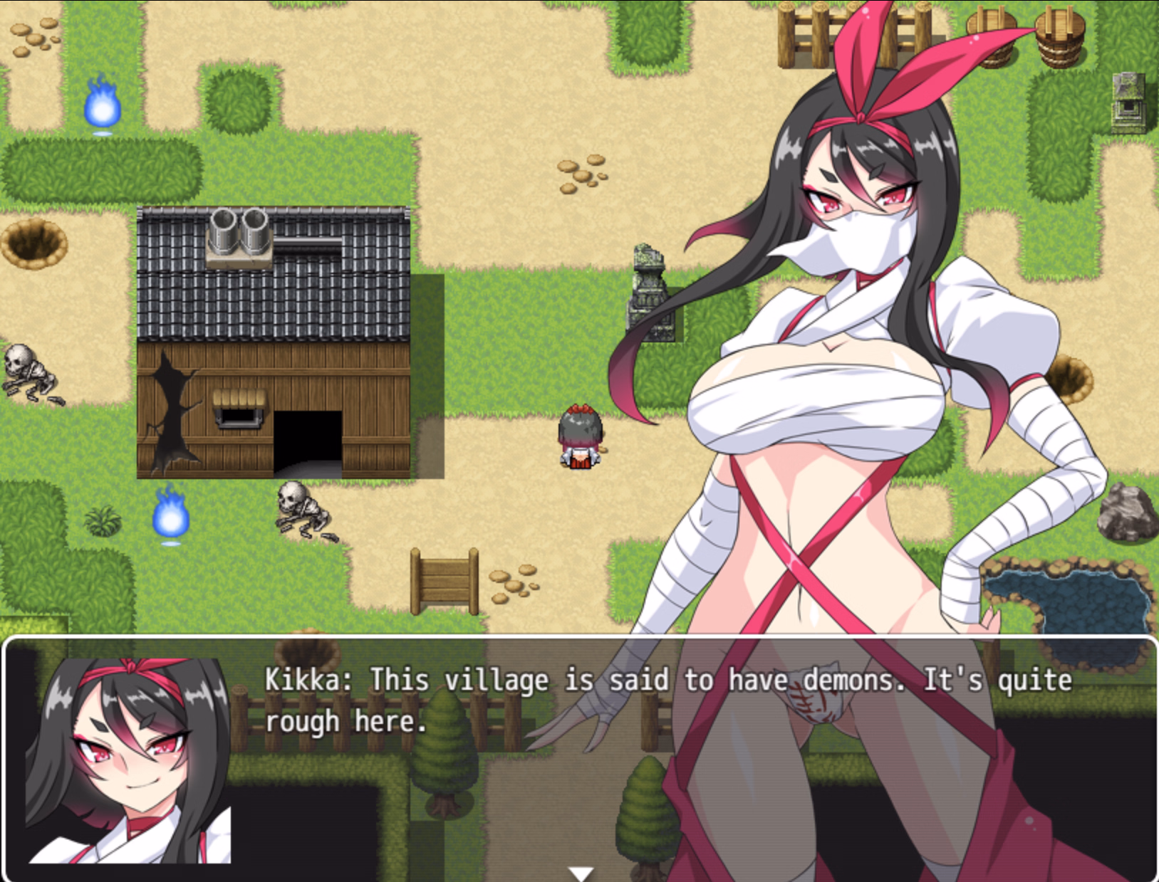 RPGM Completed Extermination Shrine Maiden Kikka [v1.0.0] [Maronkoubou]