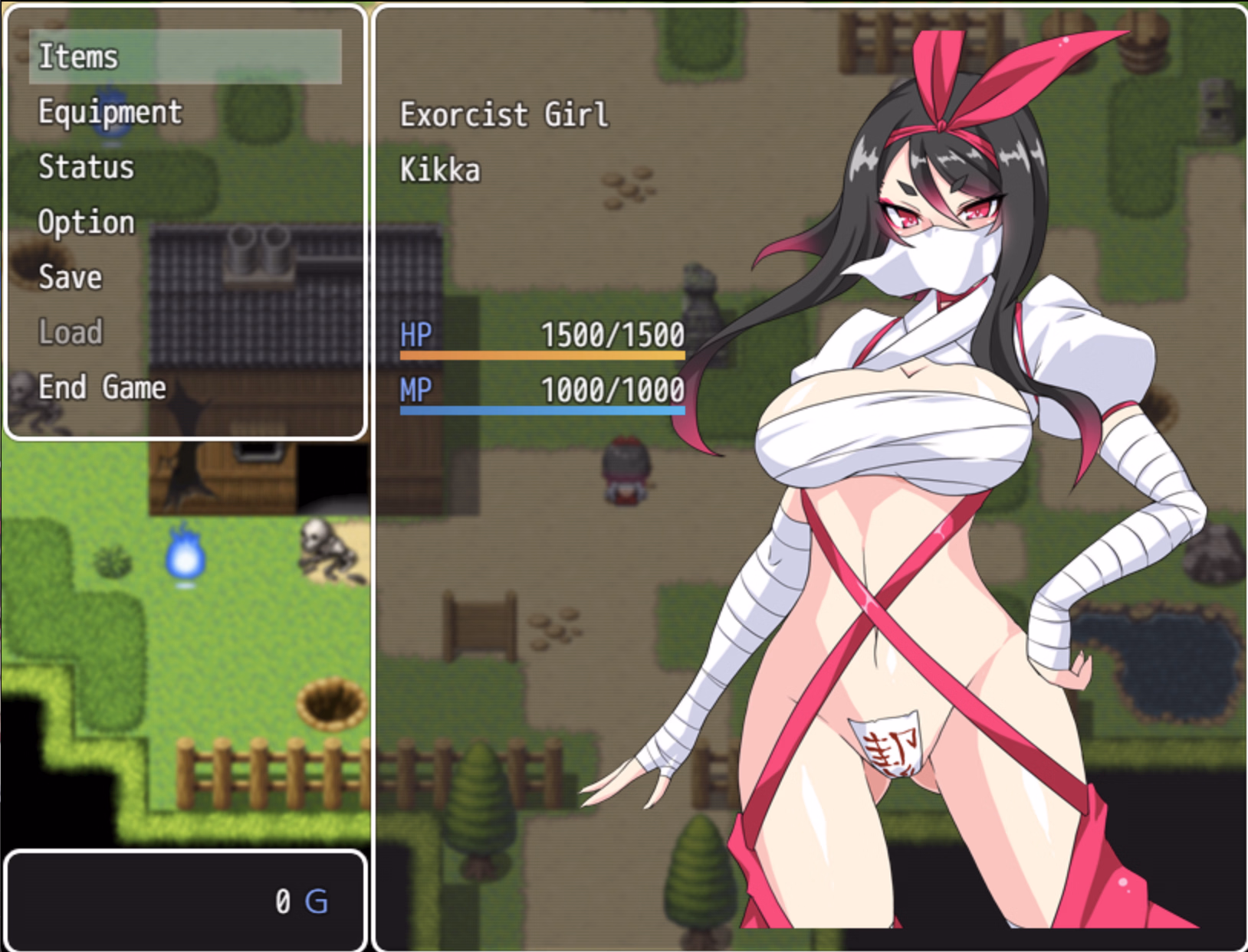 RPGM Completed Extermination Shrine Maiden Kikka [v1.0.0] [Maronkoubou]