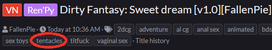 VN Ren'Py Completed Dirty Fantasy: Sweet Dream [v1.0] [Fallen Pie]