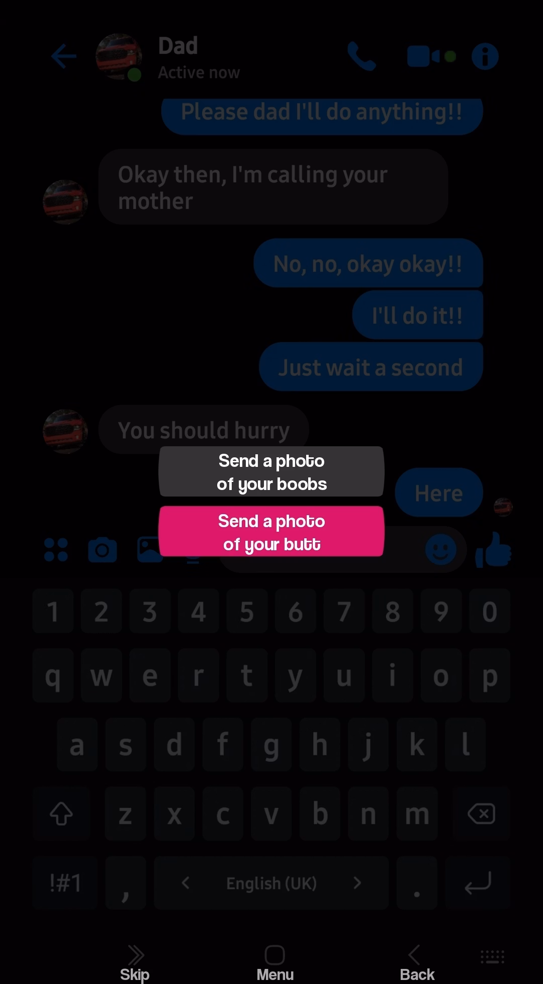 VN Ren'Py Abandoned A Slut Phone [v0.23] [Aason]
