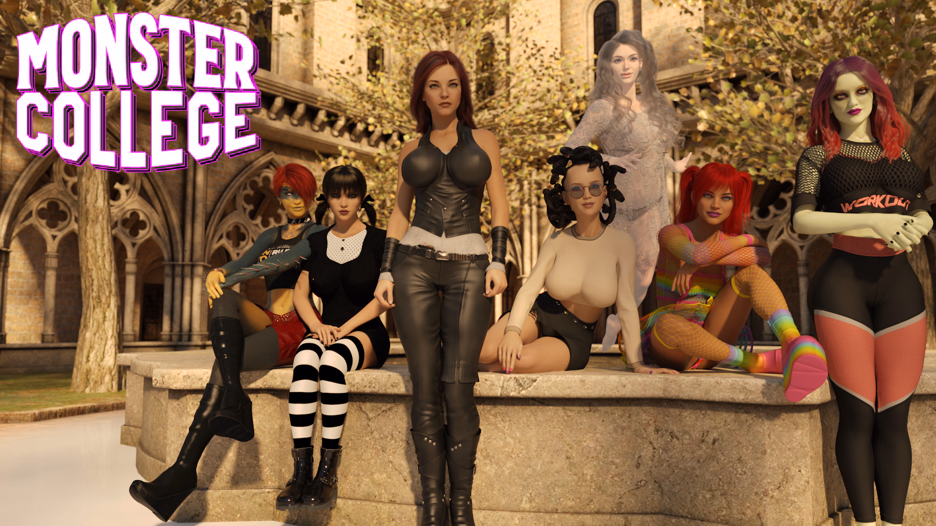 VN Ren'Py Completed Monster College [v1.7.0] [Monster Eye Games]