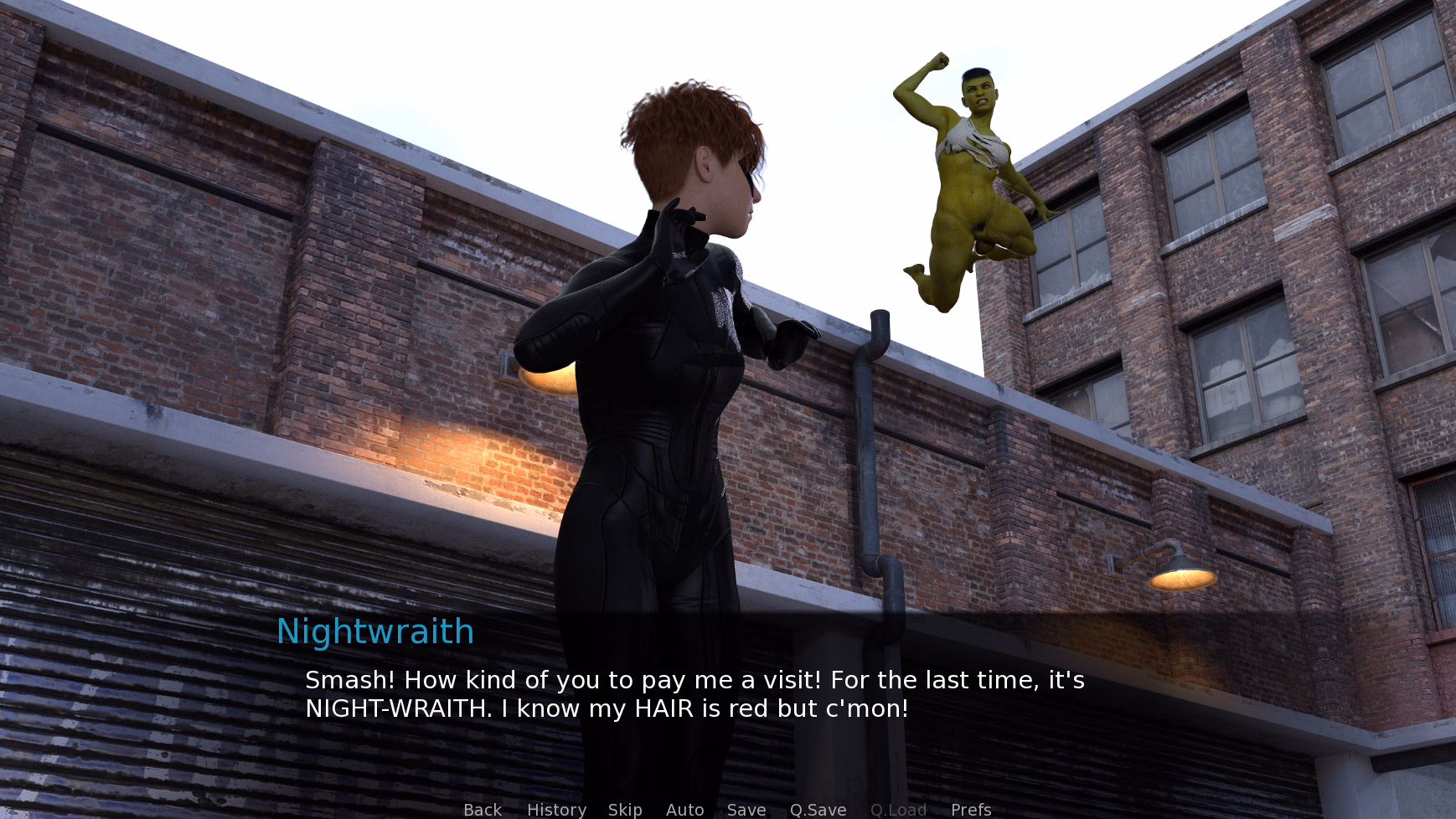 Ren'Py Completed Adventures of a Rookie Superhero [v2.0] [Sneaky Games]
