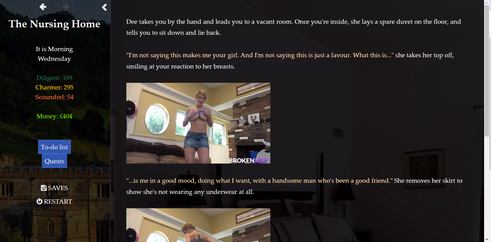 HTML Completed The Nursing Home [v0.4] [Scrungly Games]