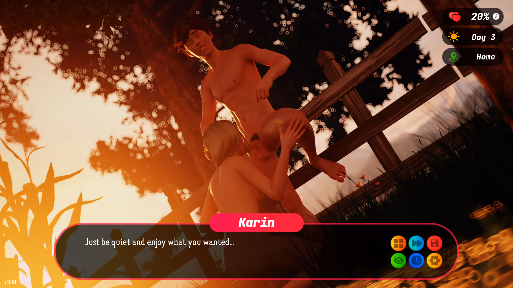 Ren'Py Abandoned Contact: Karin's Story [v0.1] [ezh]
