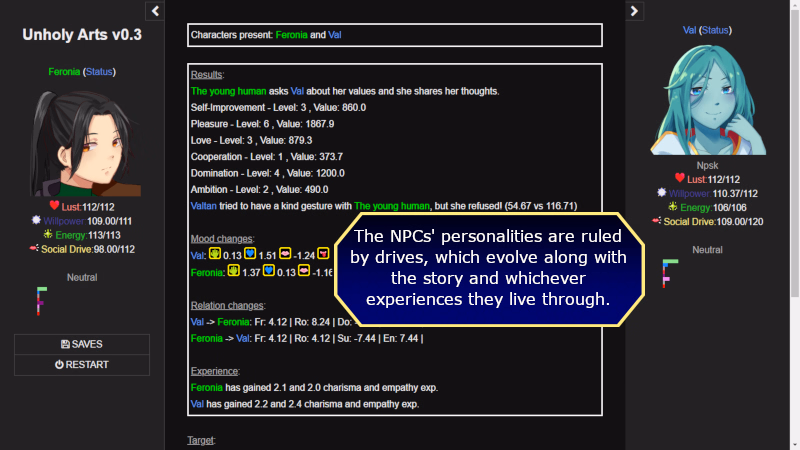 HTML Abandoned Unholy Arts [v0.4.6] [Deep Interactivity]