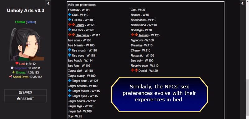 HTML Abandoned Unholy Arts [v0.4.6] [Deep Interactivity]
