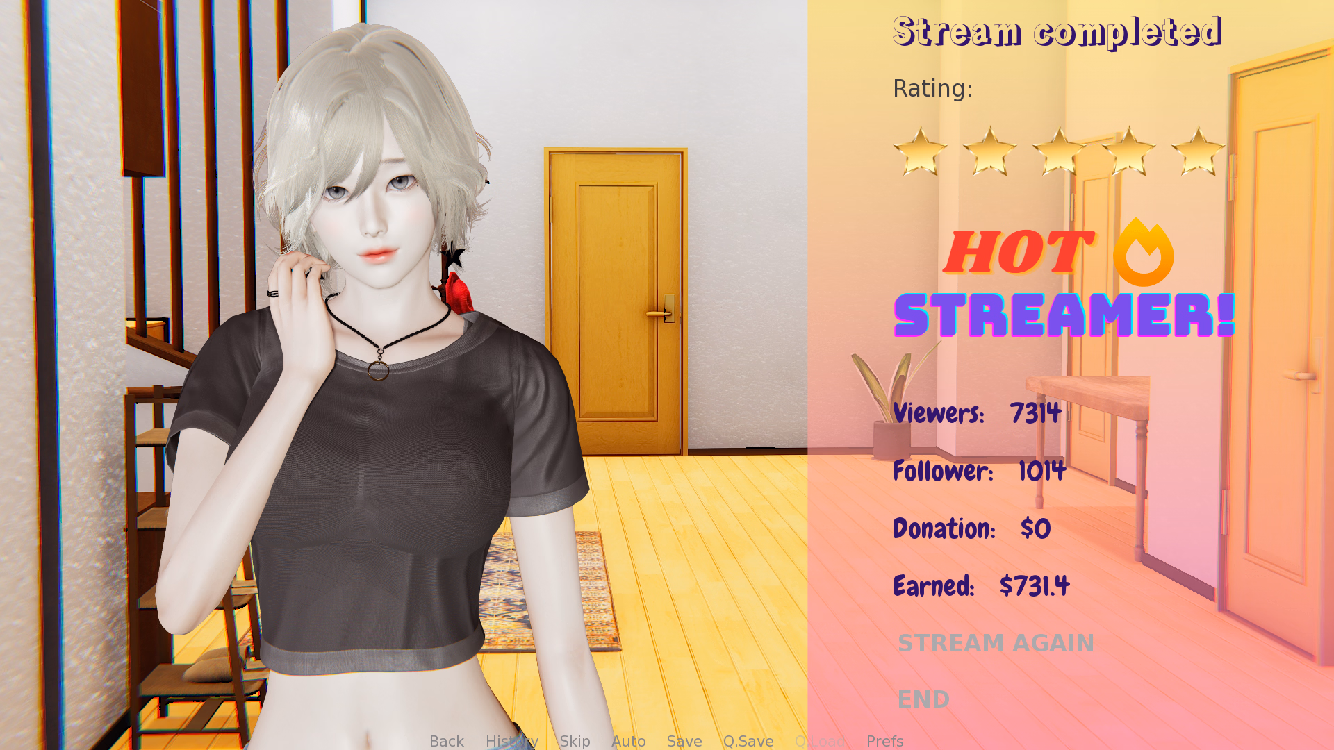 Ren'Py Sister Streaming Sim [1.2.1] [RudeStudio]