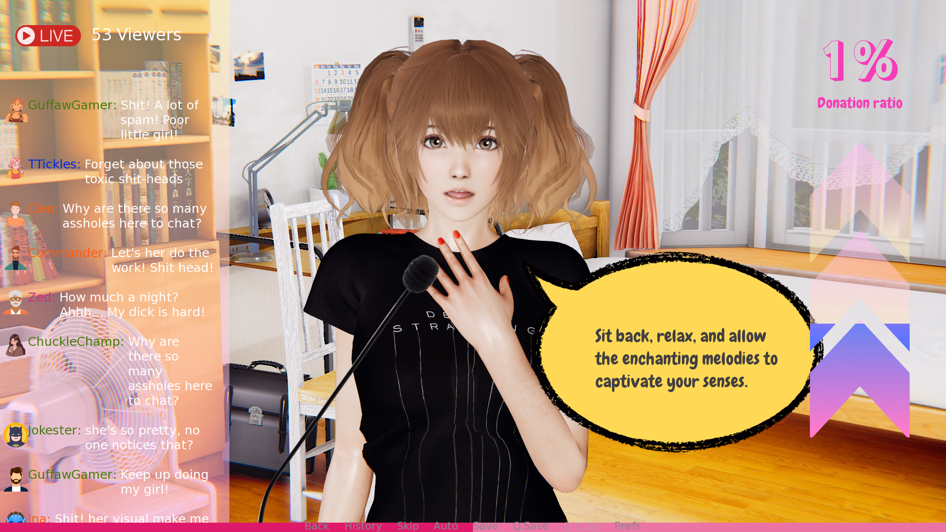 Ren'Py Sister Streaming Sim [1.2.1] [RudeStudio]