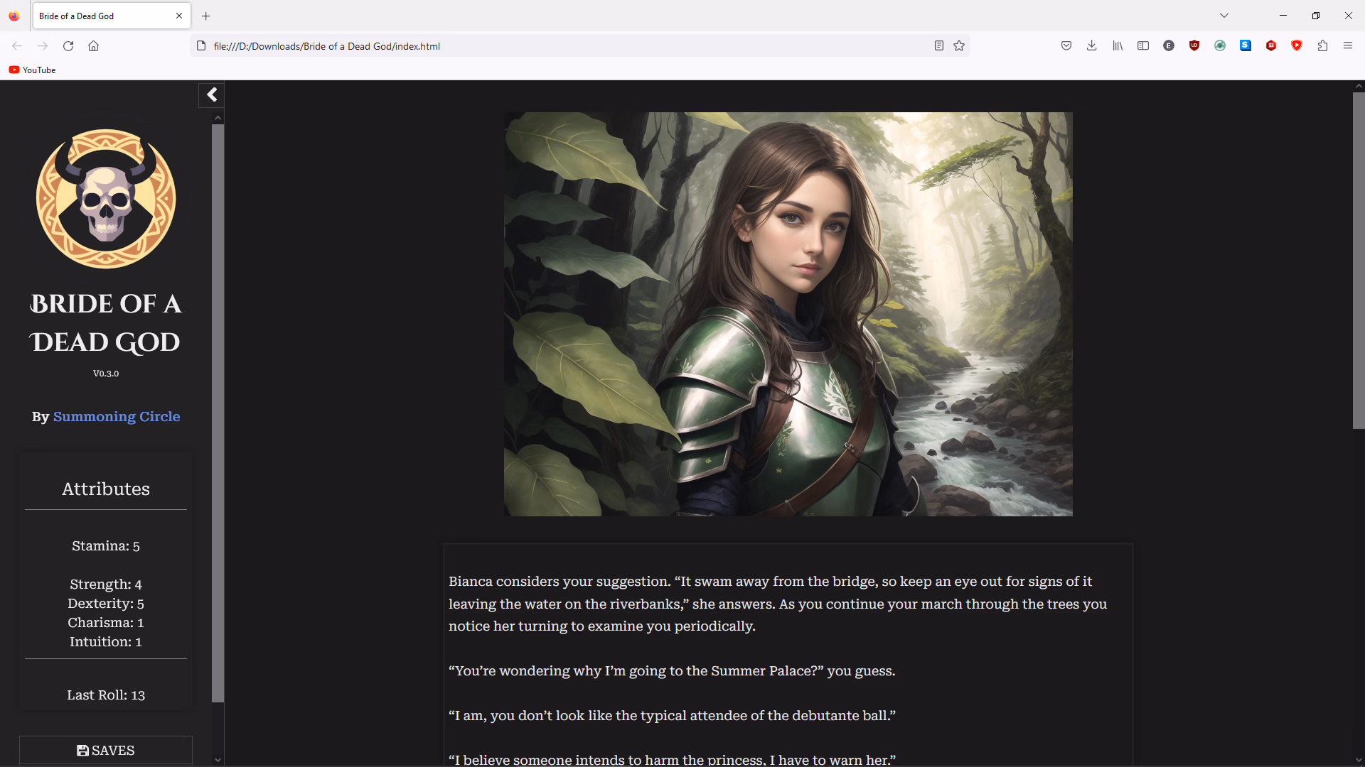 HTML Abandoned Bride of a Dead God [v0.4.2] [Summoning Circle]