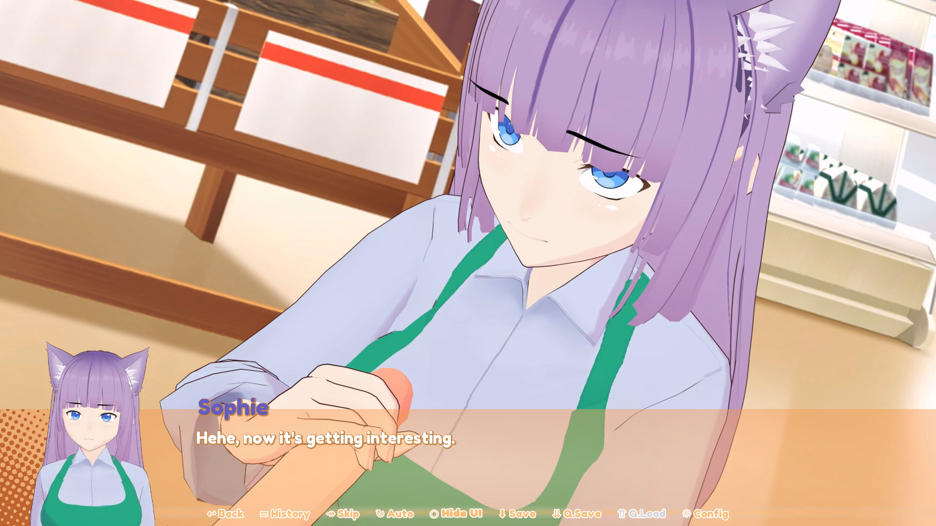 VN Ren'Py Completed Cats in Heat - Convenience Coworkers [Final] [Artoonu]