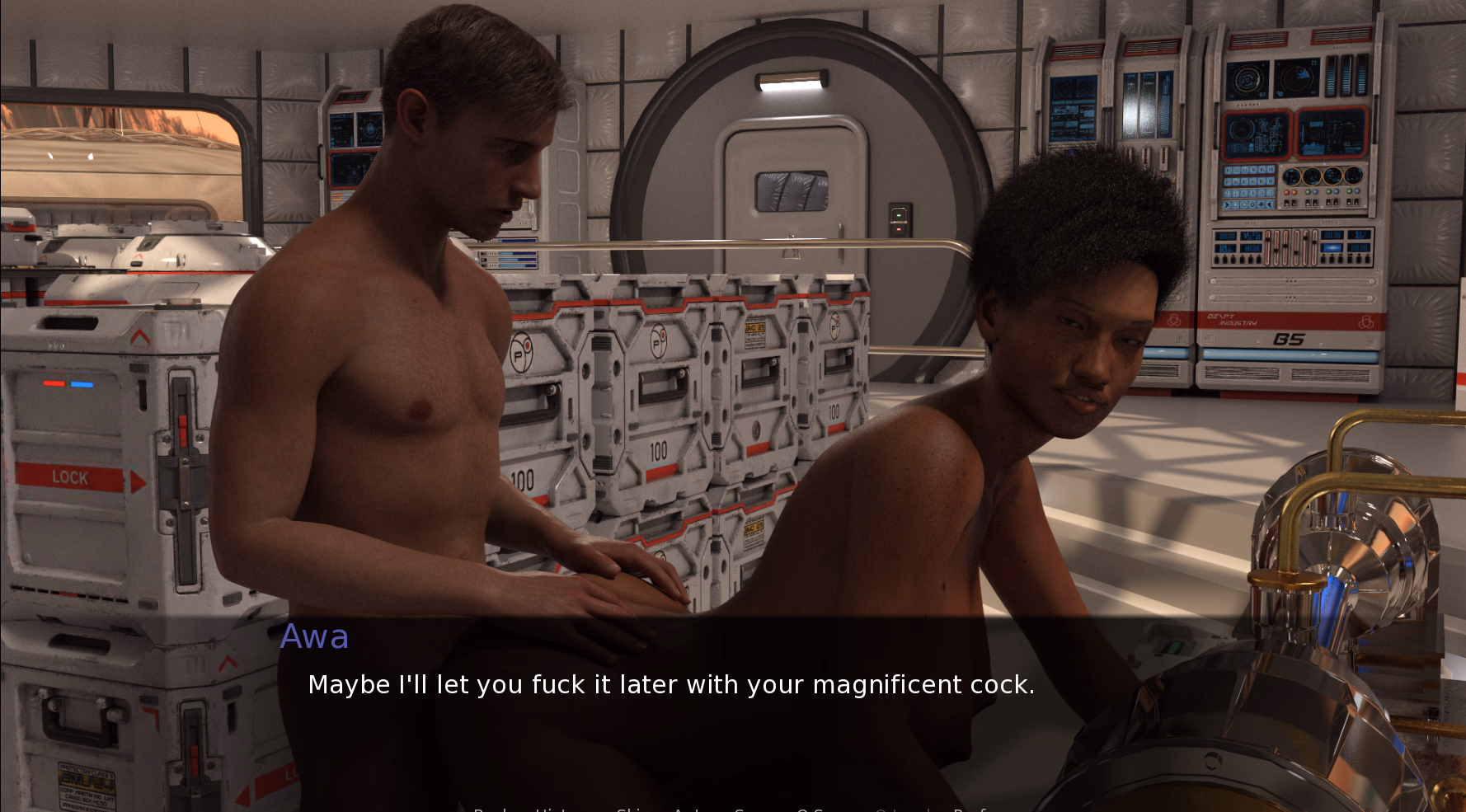 VN Ren'Py Abandoned Mars: Scarlet Horizons Under Charcoal Darkness [v1.06] [Just Aaron Art]