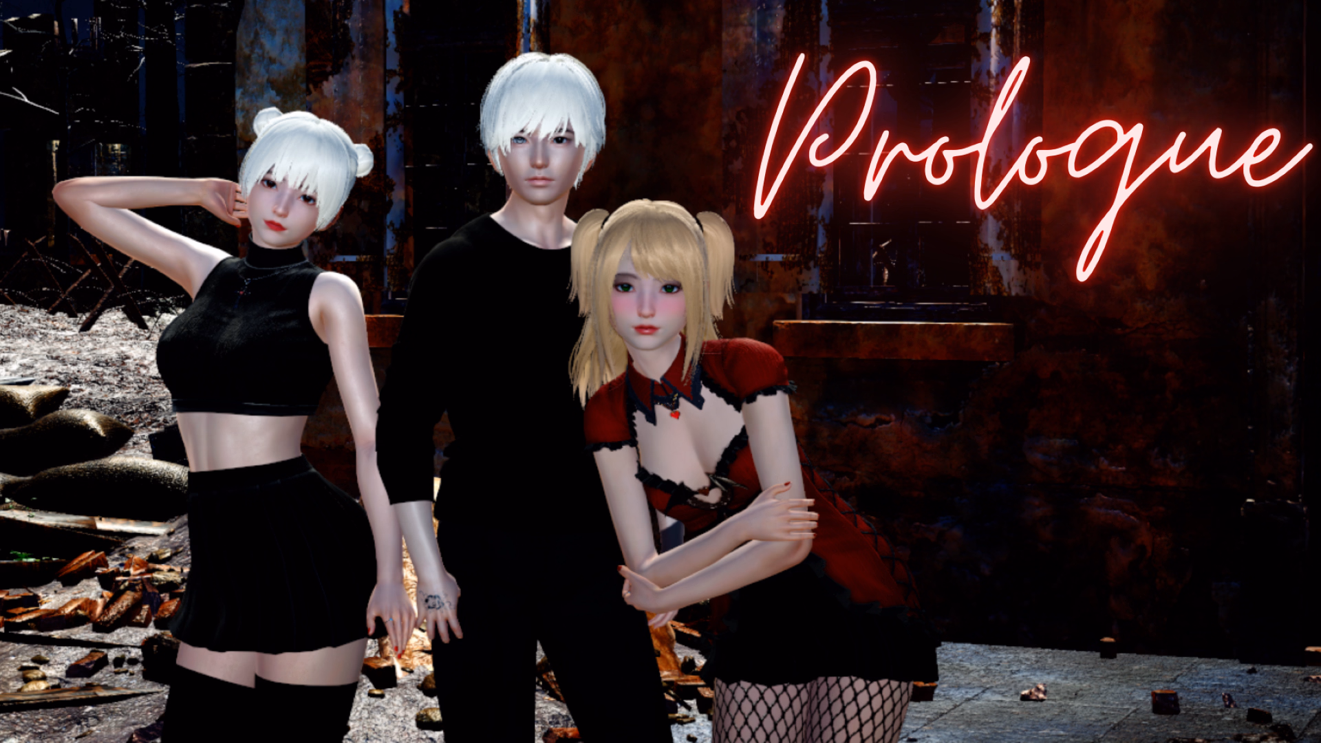 VN Ren'Py Abandoned The Dark Rose [v1.5] [Kazeki]